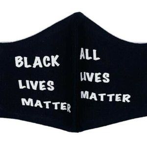 Black Lived Matter/All Lives Matter Resuable Mask